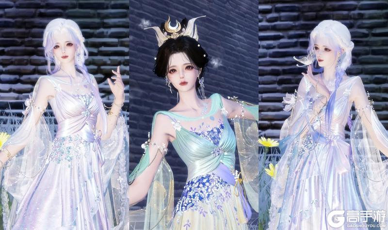 《一梦江湖》新时装有多漂亮？穿上星空漂亮带上花花也漂亮