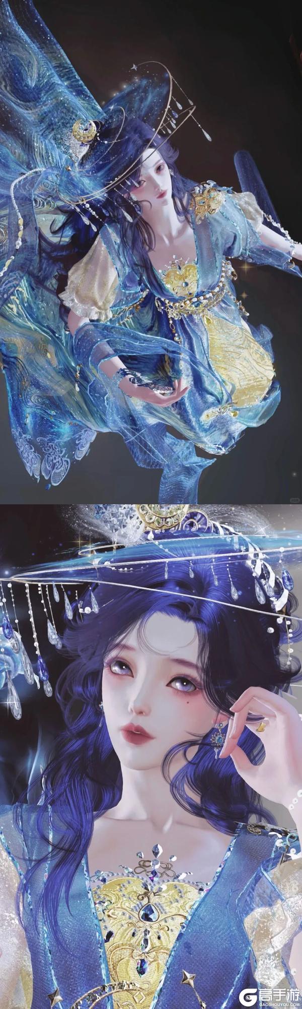 《一梦江湖》新时装有多漂亮？穿上星空漂亮带上花花也漂亮