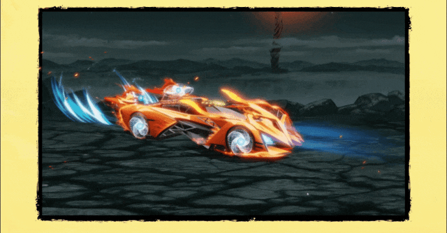 《荒野行动》可切换三形态的火影忍者殿堂级轿车