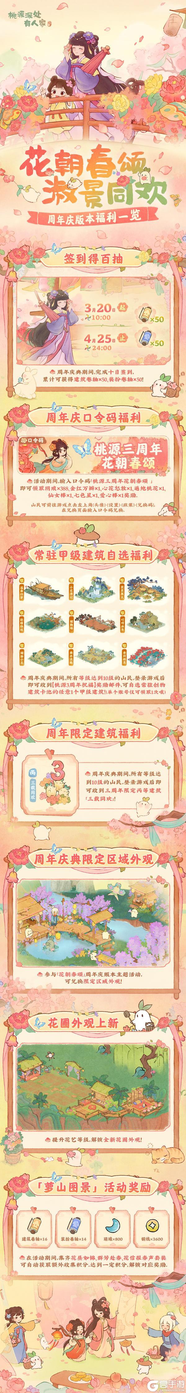 《桃源深处有人家》「内含口令码」不止百抽?限定纪念建筑追加!