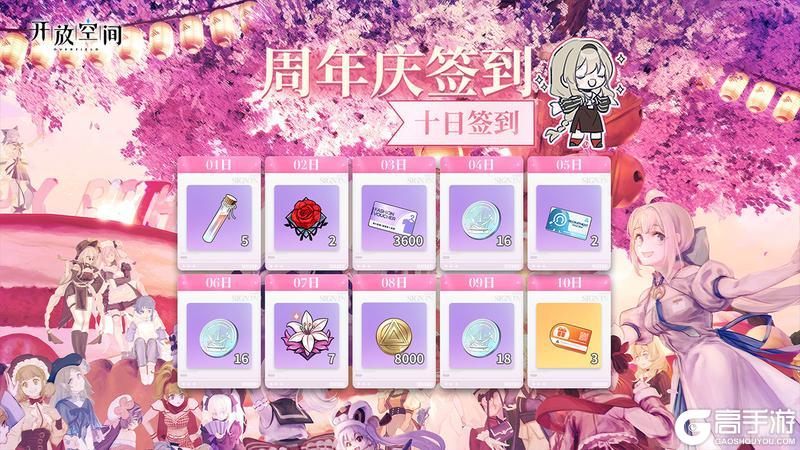 《开放空间》周年庆十日签到奖励活动即将开启！