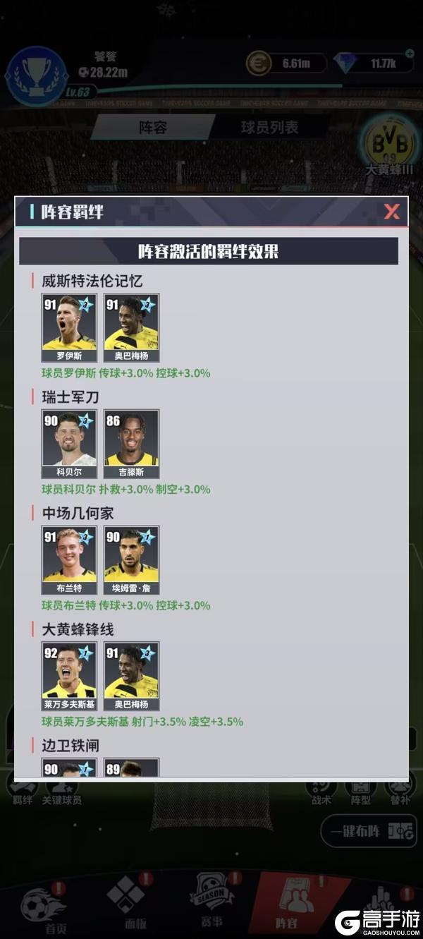 《足球决》新手球队推荐：大黄蜂——多特蒙德