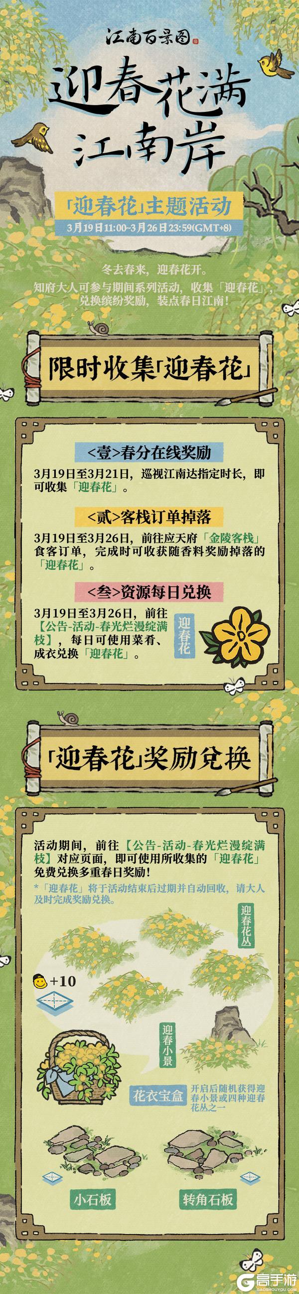 《江南百景图》活动介绍-迎春花满江南岸