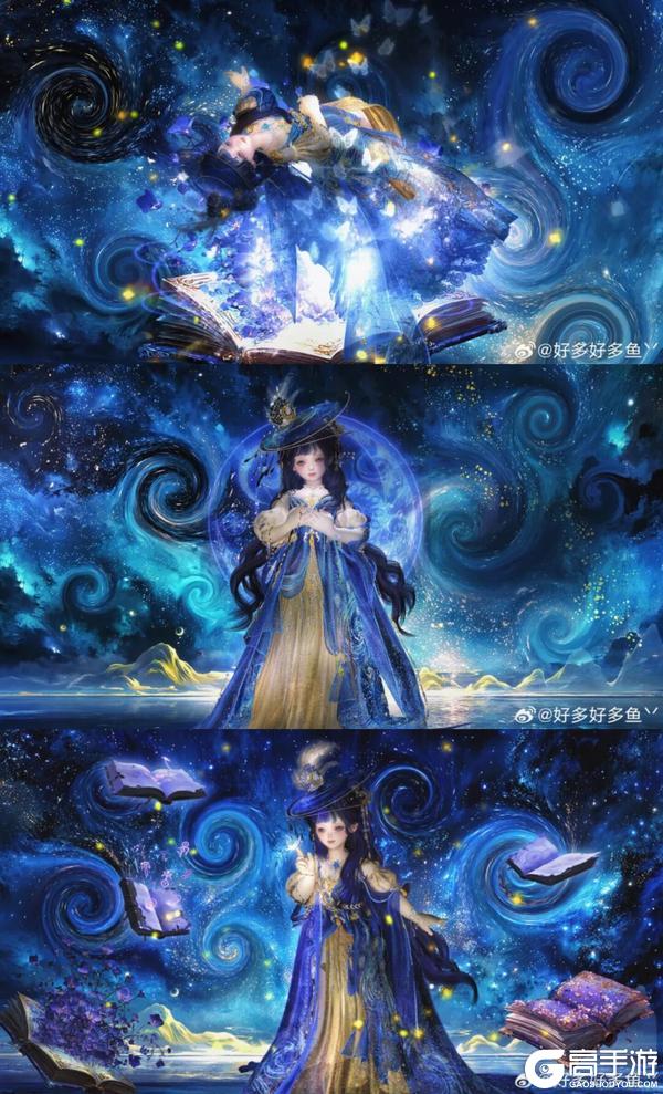 《一梦江湖》新时装有多漂亮？穿上星空漂亮带上花花也漂亮