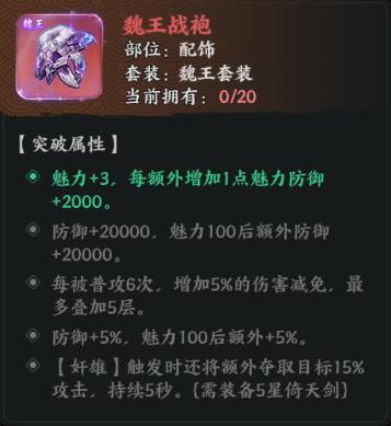 《百战群英》宝物攻略：魏王套装深度解析！