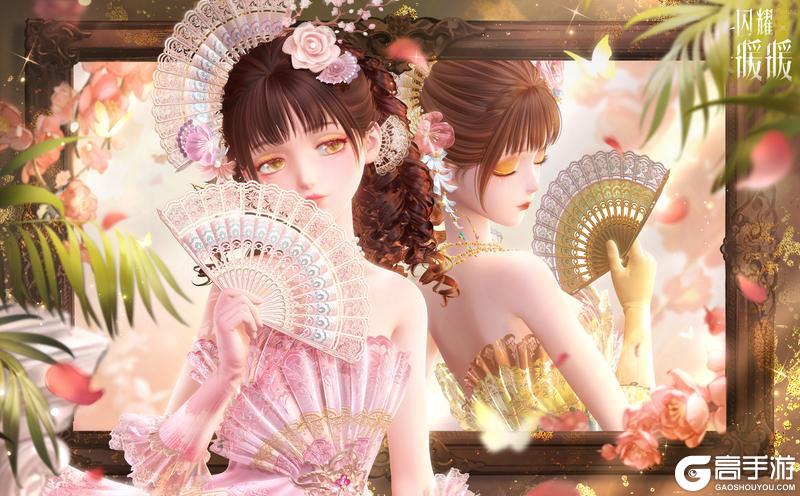 《闪耀暖暖》【全新绮之海套装】春光画扇屏，星羽致礼 | 4月2日首次上线