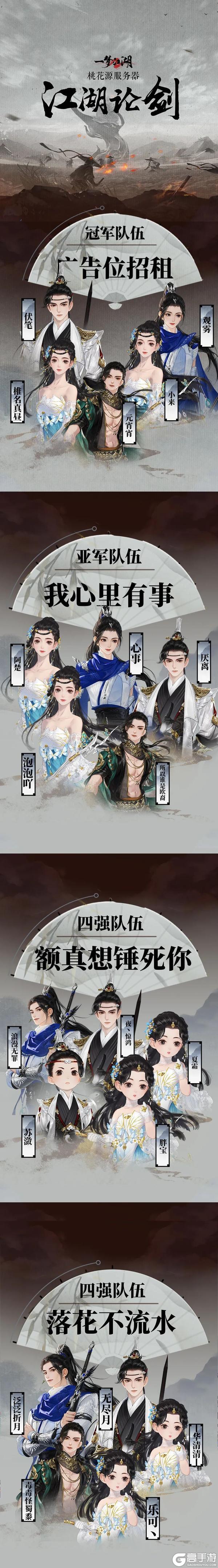 《一梦江湖》江湖论剑大赛落下帷幕！