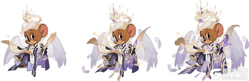 《猫和老鼠》天使杰瑞第三款S级皮肤丨天使杰瑞·宫廷神官