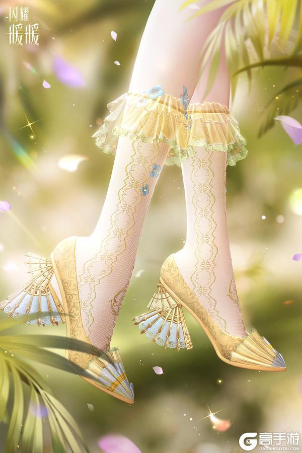 《闪耀暖暖》【全新绮之海套装】春光画扇屏，星羽致礼 | 4月2日首次上线