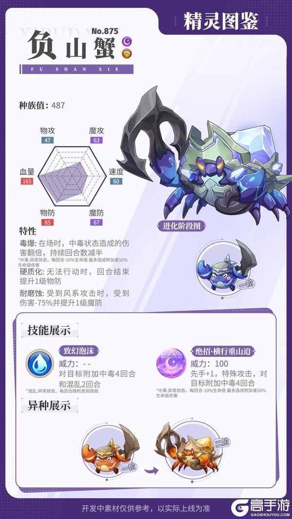 《西普大陆》精灵百科|触手基核&负山蟹&爆椒鸡