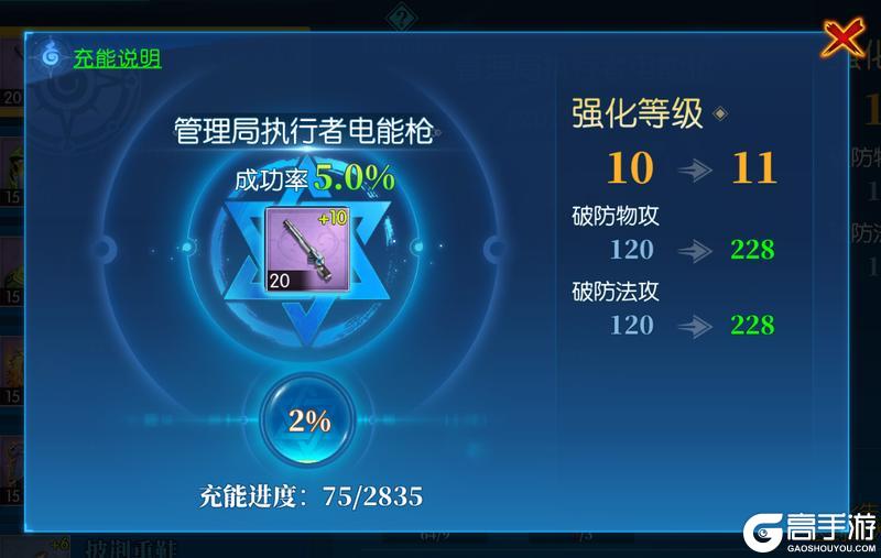 新手攻略！《耀世格斗》「强化系统」规则&特色介绍 ！