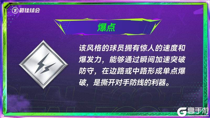 《最佳球会》全新球员风格系统指南发布!代表性球员抢先看!