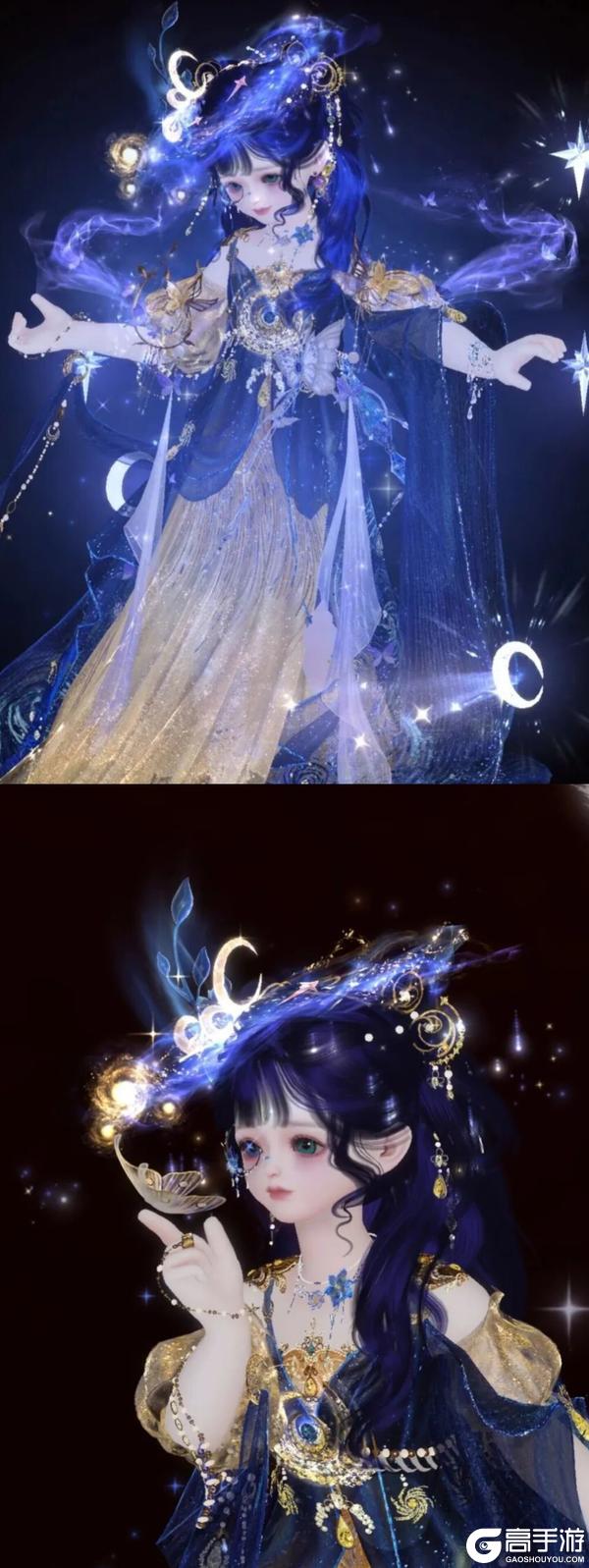 《一梦江湖》新时装有多漂亮？穿上星空漂亮带上花花也漂亮