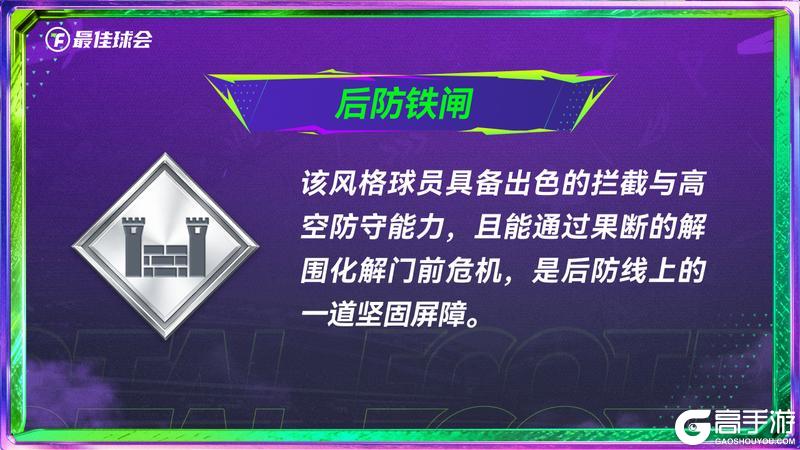 《最佳球会》全新球员风格系统指南发布!代表性球员抢先看!