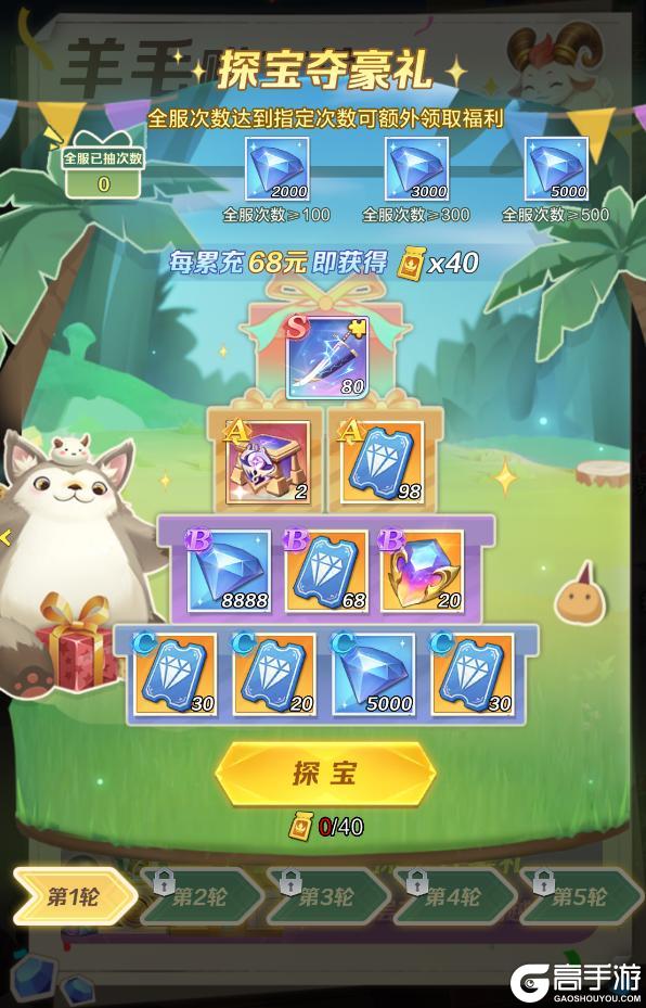 《上古王冠》活动预告 |「羊毛服」明日开启！福利多多等你薅~