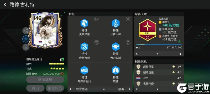 《FC足球世界》巨星来袭：年度最佳荷兰中场传奇——古利特&库伊特