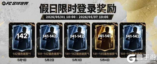 《FC足球世界》五一假日福利满满，全新活动国家队序章即将开启！