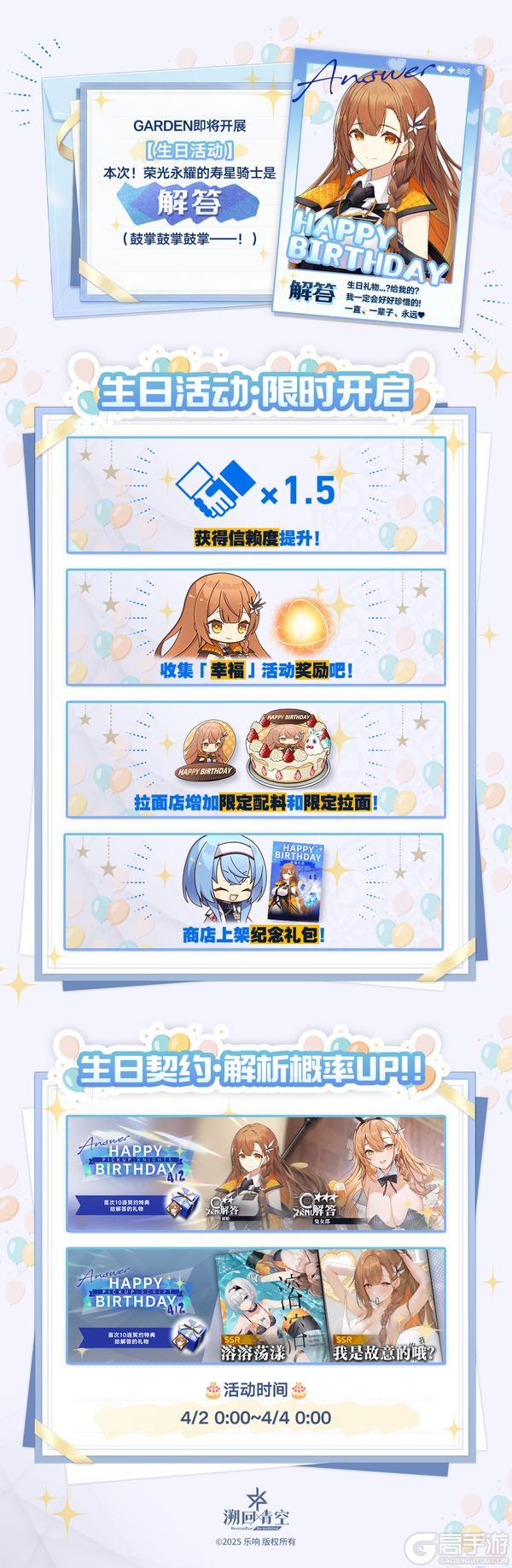 《溯回青空》✨ 解答生日祭2026 ✨