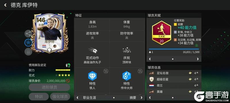 《FC足球世界》巨星来袭：年度最佳荷兰中场传奇——古利特&库伊特