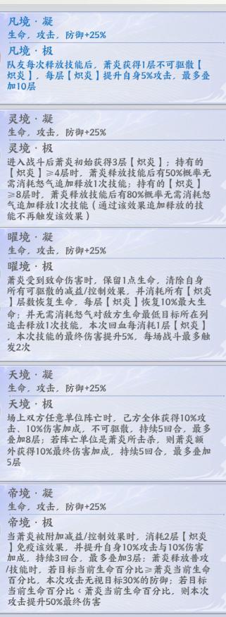 《斗破苍穹》角色攻略:「至臻萧炎」技能神魂图鉴!!