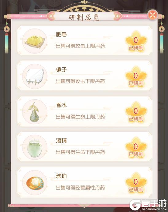 《锦绣商铺》营商启程——「研制」玩法详解