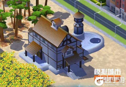 《模拟城市：我是市长》砖木塔楼构筑复古街区