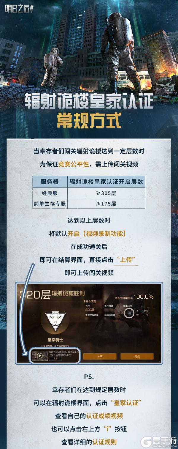 《明日之后》辐射诡楼皇家认证操作指南