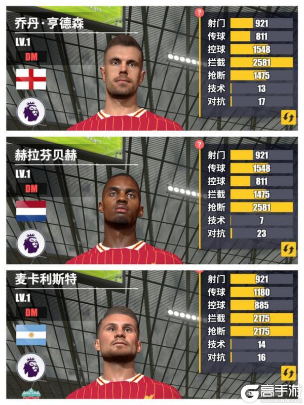 《足球决》球员属性技能杂谈