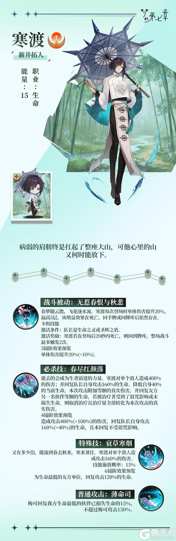 《梦的第七章》链接者档案 寒渡