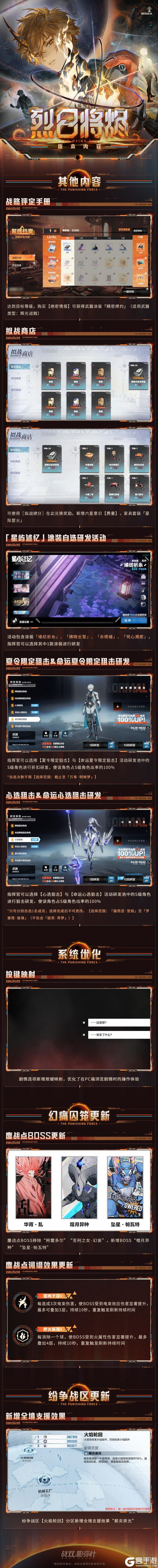 《战双帕弥什》♢烈日将烬 | 版本内容资讯♢