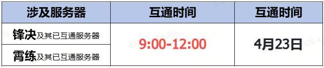 《蜀门》手游4月23日数据互通公告