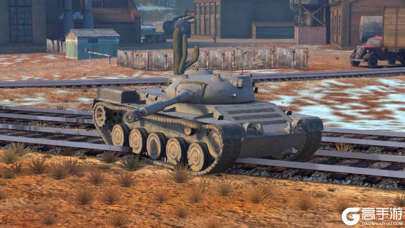 《坦克世界闪击战》同级最好俯角？手感绝佳但给这个车有点浪费！