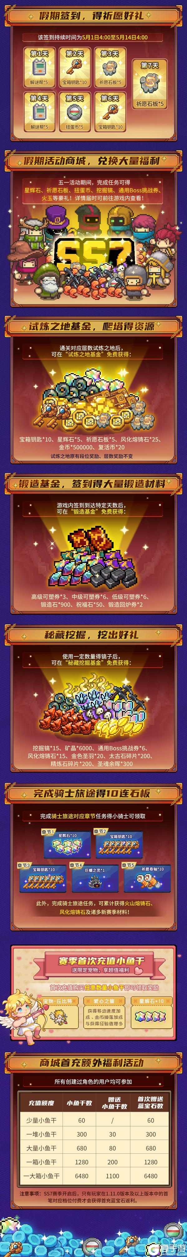 《元气骑士前传》赛季福利汇总！送自选！含赛季更迭、开服活动介绍