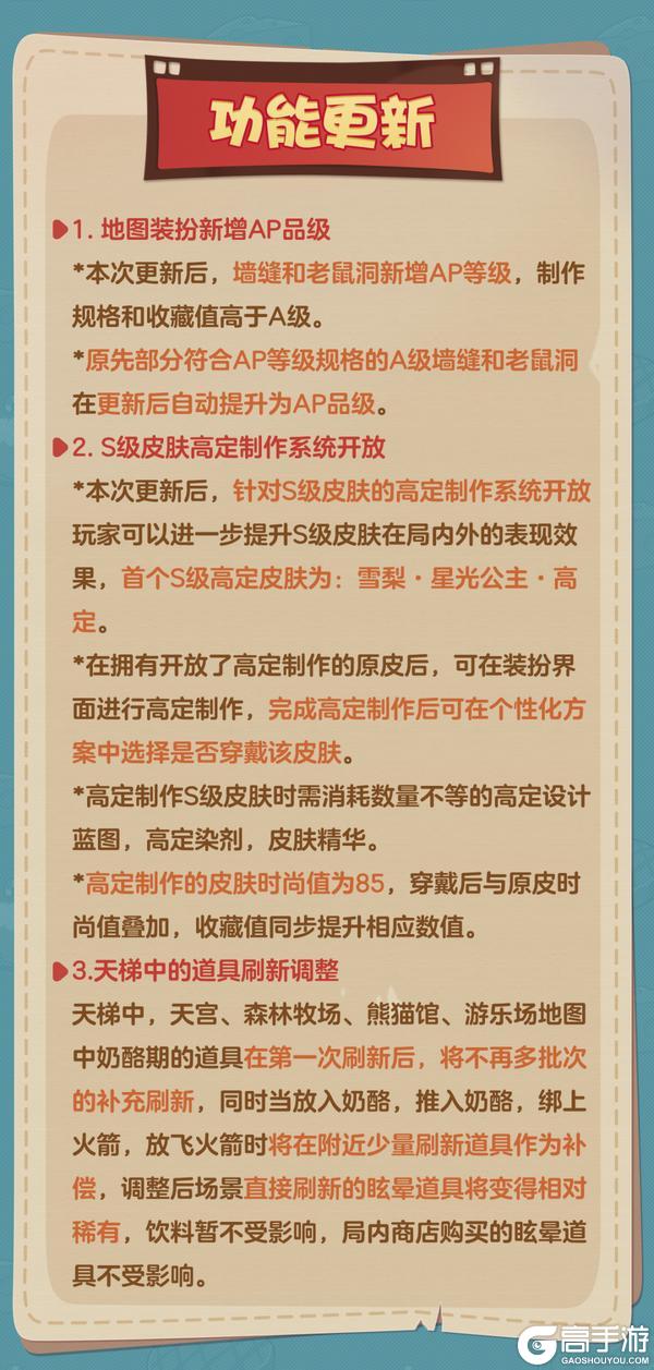 《猫和老鼠》4.30更新公告丨更多精彩快来一览具体内容吧！