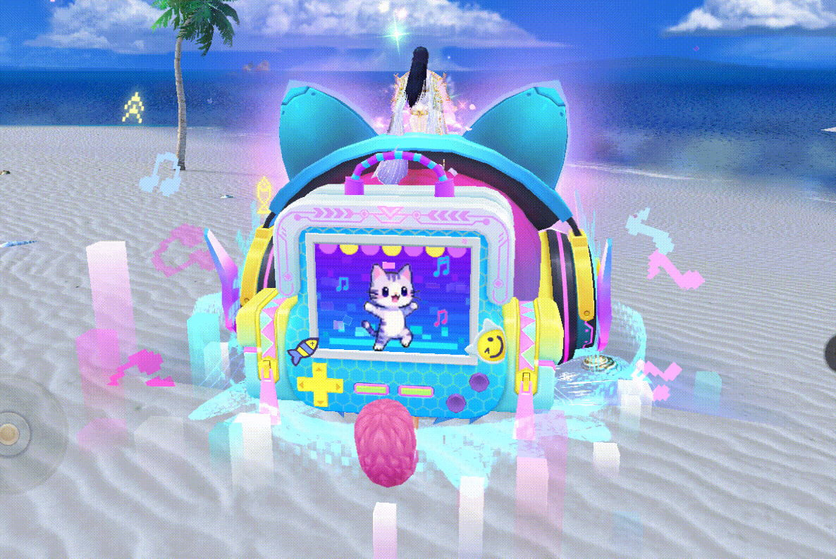 《蜀门》赛博潮酷遇上软萌猫系 这只全新暗金坐骑太会了！