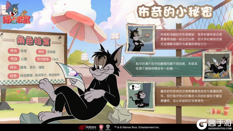 《猫和老鼠》布奇角色档案丨自由洒脱！酷猫布奇闪亮登场
