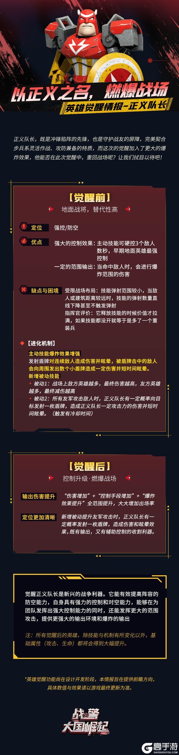 《战警：大国崛起》觉醒英雄爆料-正义队长