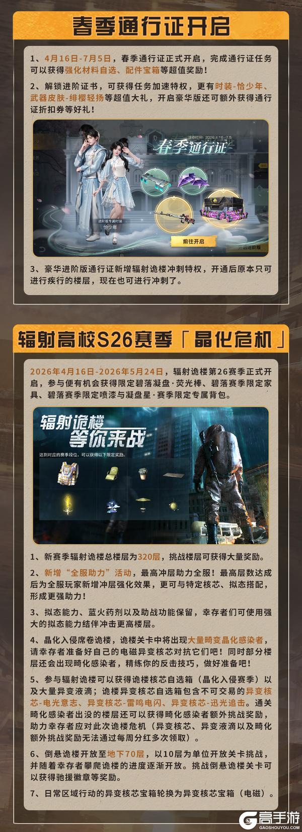 《明日之后》更新公告 | 废土焕新灵笼联动限定动作免费领！