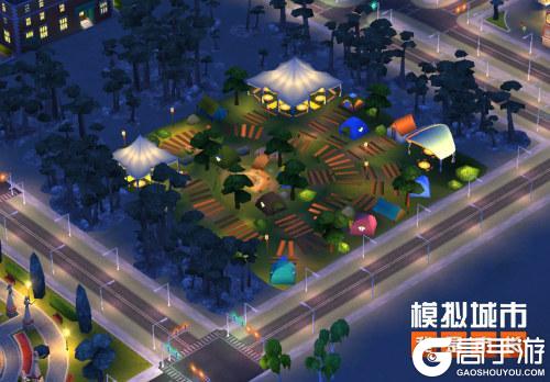 《模拟城市:我是市长》打造夜间市集点亮城市夜色