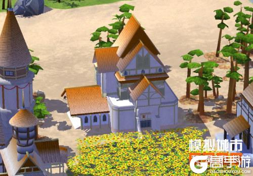 《模拟城市：我是市长》砖木塔楼构筑复古街区