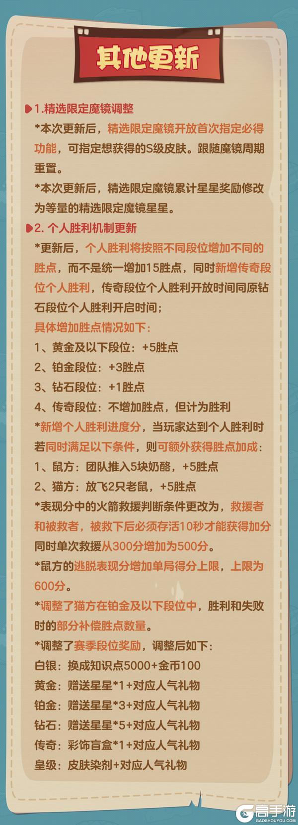 《猫和老鼠》4.2更新公告丨更多精彩快来一览具体内容吧！