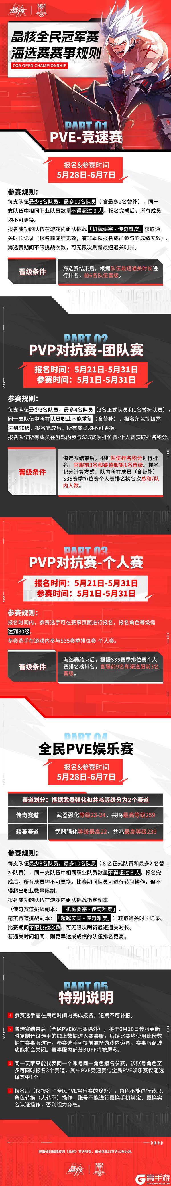 《晶核》全民冠军赛 海选赛将于5月1日开启 规则抢先看