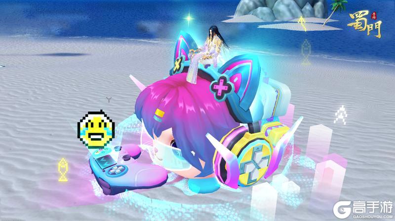 《蜀门》赛博潮酷遇上软萌猫系 这只全新暗金坐骑太会了！