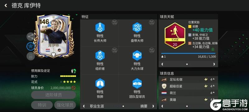 《FC足球世界》巨星来袭：年度最佳荷兰中场传奇——古利特&库伊特