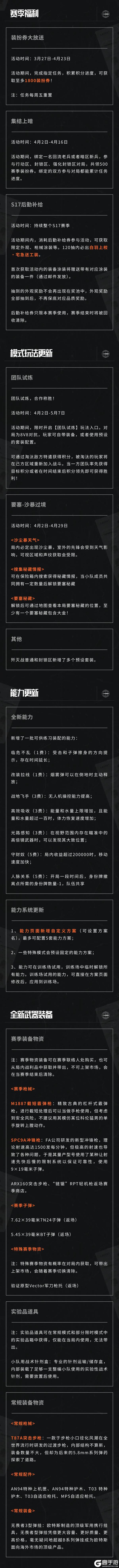 《暗区突围》【公告】迷雾版本上线开服公告