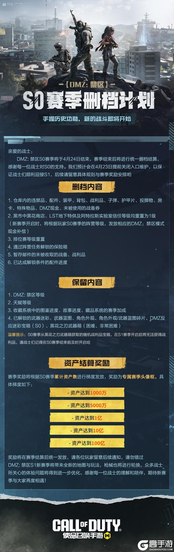 《使命召唤手游》DMZ S0删档预告 | 全新征程即将开启