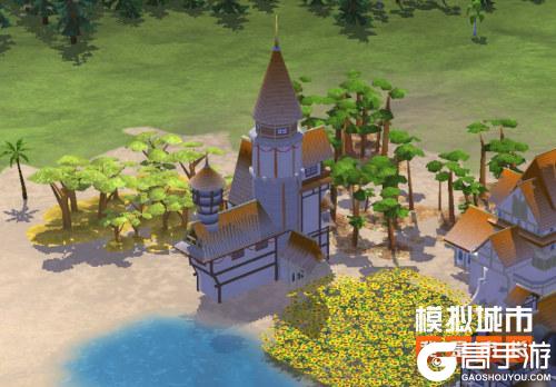 《模拟城市：我是市长》砖木塔楼构筑复古街区