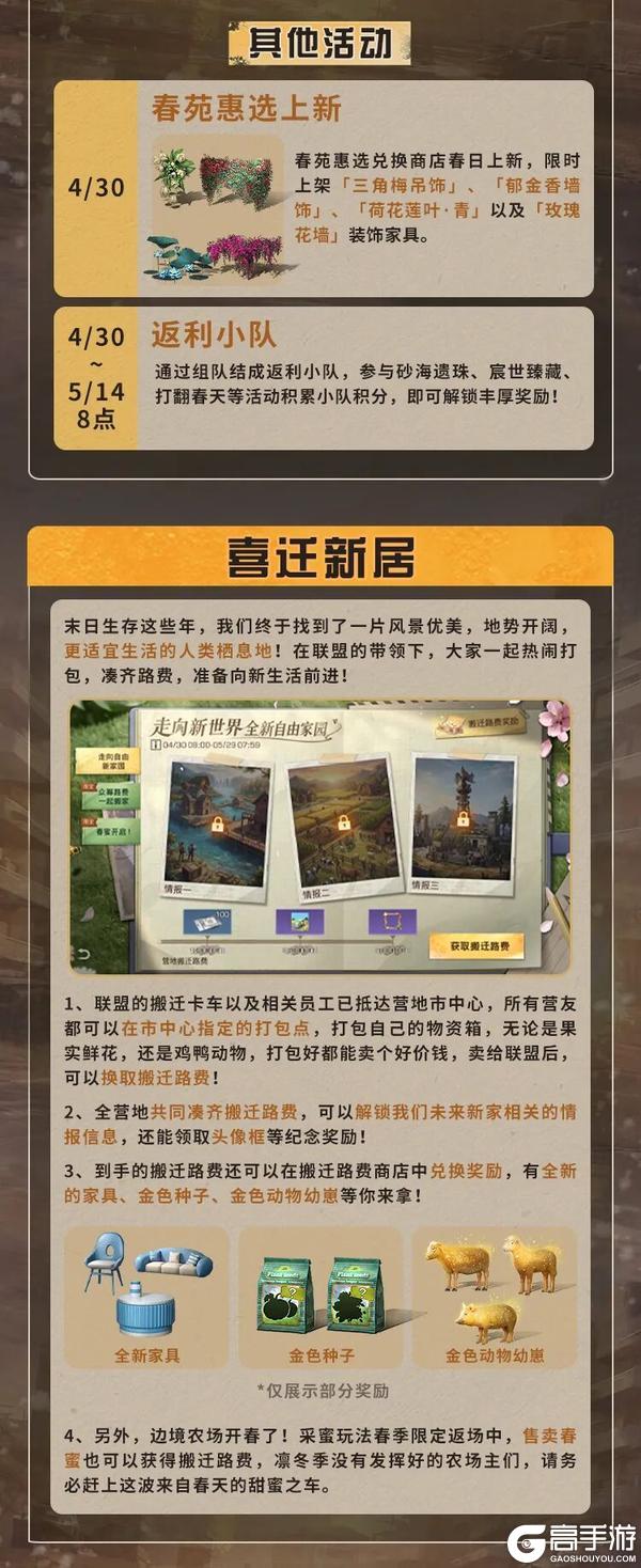 《明日之后》更新公告 | 五一假期减负福利放送