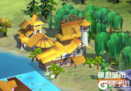 《模拟城市：我是市长》建造国风雅筑