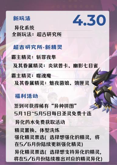 《西普大陆》5月活动日历|超古研究所、新常驻活动玩法即将上线